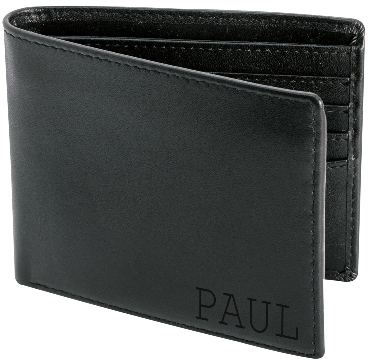 Top Grain Leather Wallet for Men | RFID Blocking | Extra Capacity Bifold Wallet with 2 ID Windows | Ultra Strong Stitching | Slim Billfold with 8 Card Slots | Gift for Him