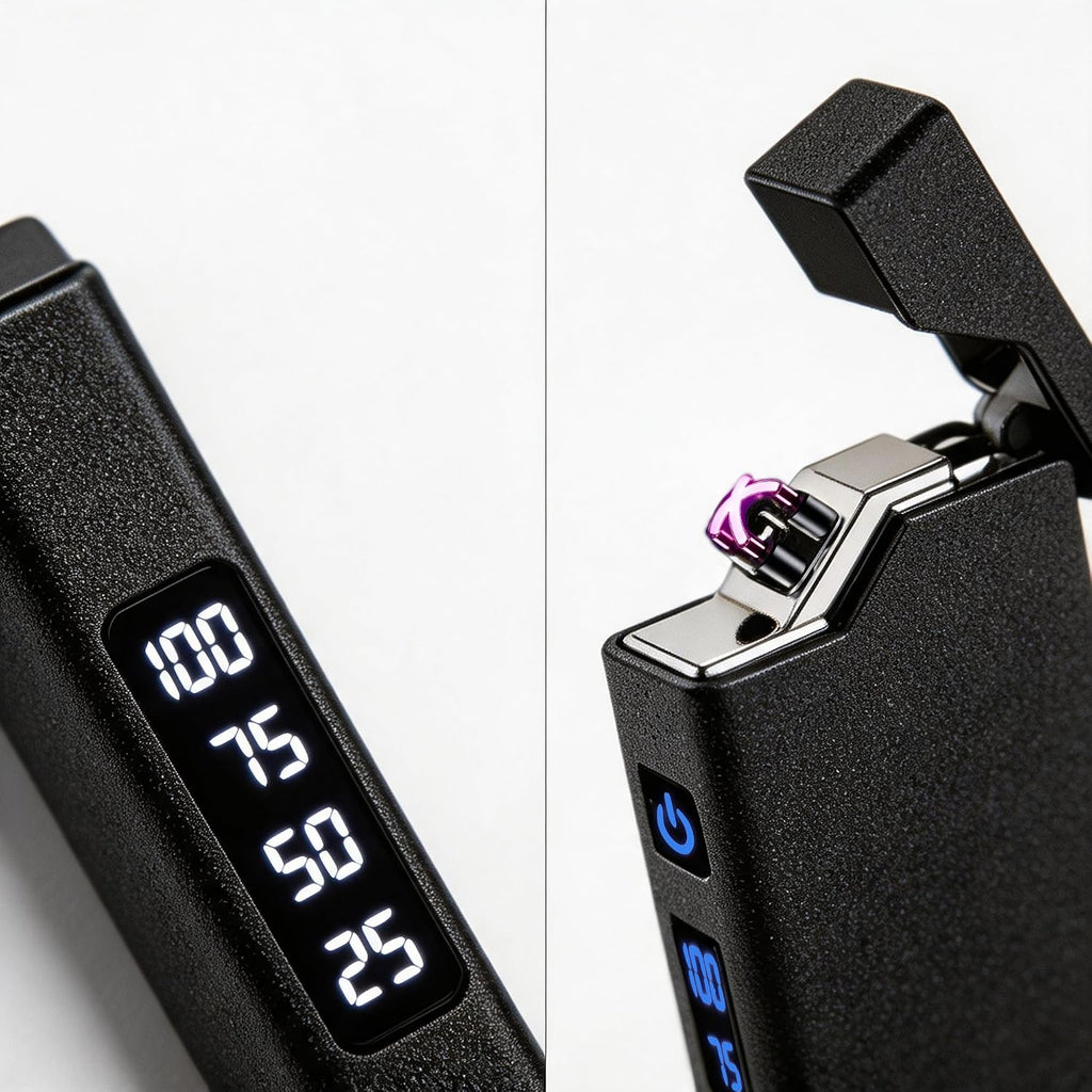 Personalized Photo Plasma Arc Lighter Flameless Windproof Electric Lighters