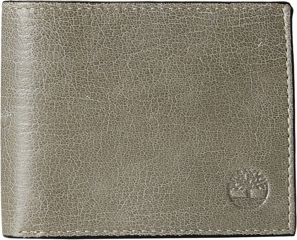 Timberland Men's Leather Wallet With Attached Flip Pocket