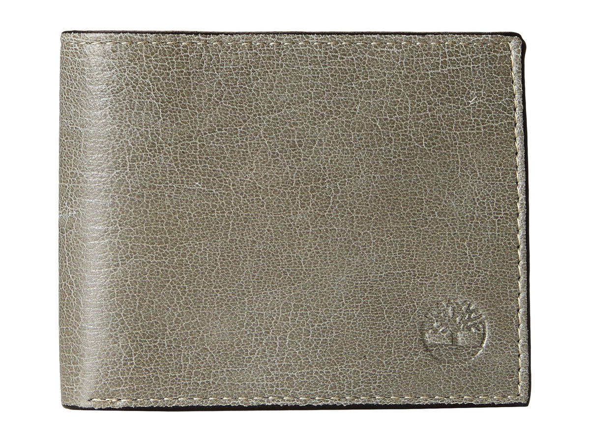 Timberland Men's Leather Wallet With Attached Flip Pocket