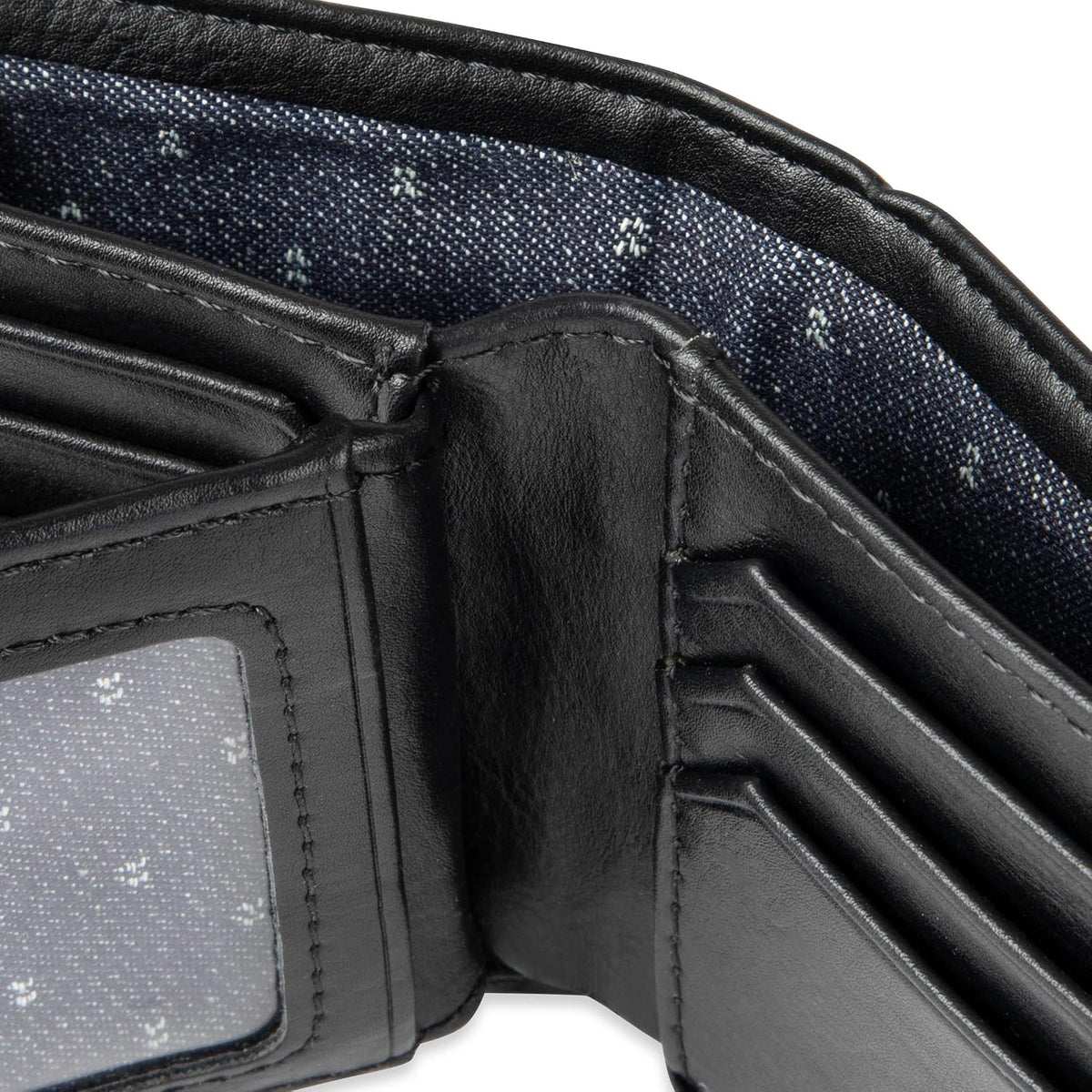 Levi's Men's RFID Extra Capacity Slim Bifold Wallet with Multiple Card Slots