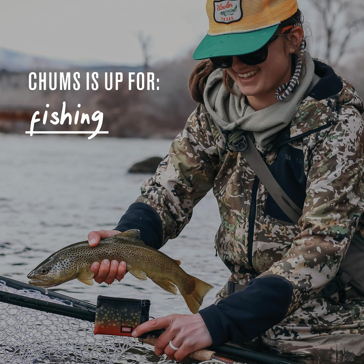 Chums Surfshorts Wallet - Minimalist Keychain Wallet for Men