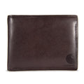 Carhartt Oil Tan Leather Trifold Wallet Brown