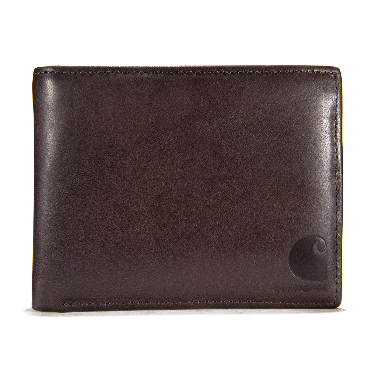 Carhartt Oil Tan Leather Trifold Wallet Brown