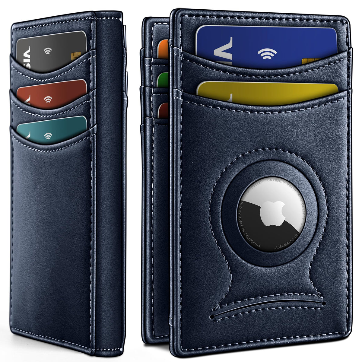 BULLIANT Magnetic Slim Leather Pocket Wallet Money Clip For Men 12Cards
