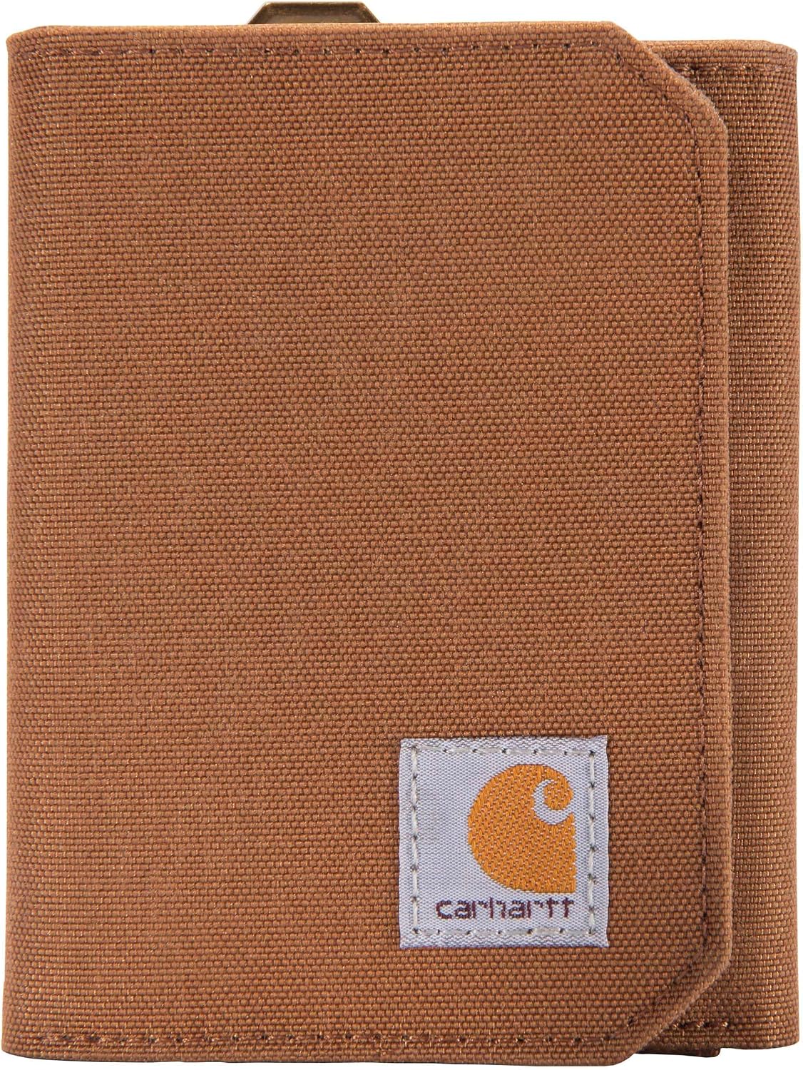Carhartt Nylon Duck Trifold Wallet Carhartt Brown